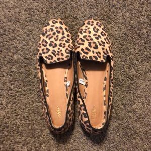 Leopard Print Loafers